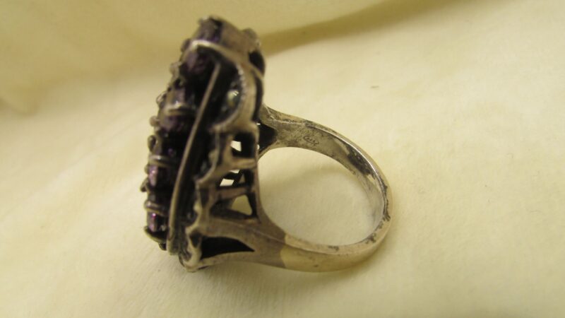 Inel argint cu zirconii si marcasite - imagine 5
