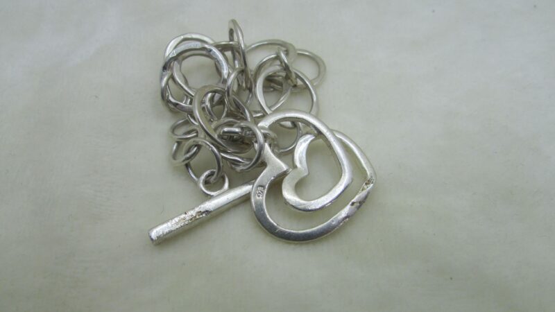 Bratara argint cu charm inima - imagine 6