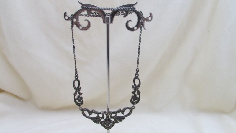 Colier argint cu marcasite - imagine 4