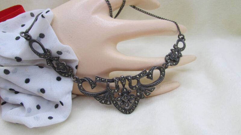 Colier argint cu marcasite - imagine 5
